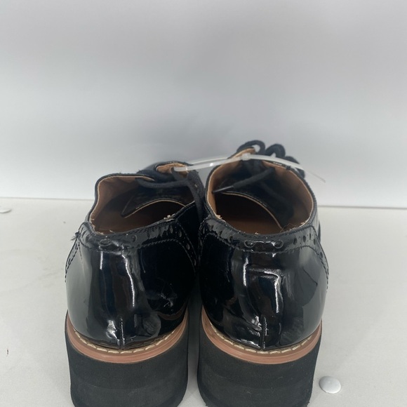 Madden Girl Black Patent Leather Oxford Platform Shoes - Picture 2 of 6